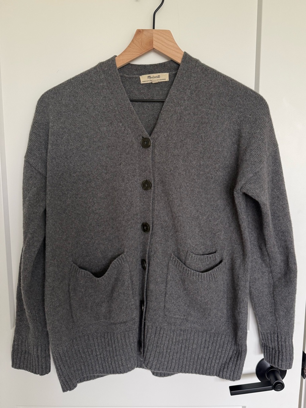 Madewell (Re) Sourced Cashmere Boyfriend Cardigan